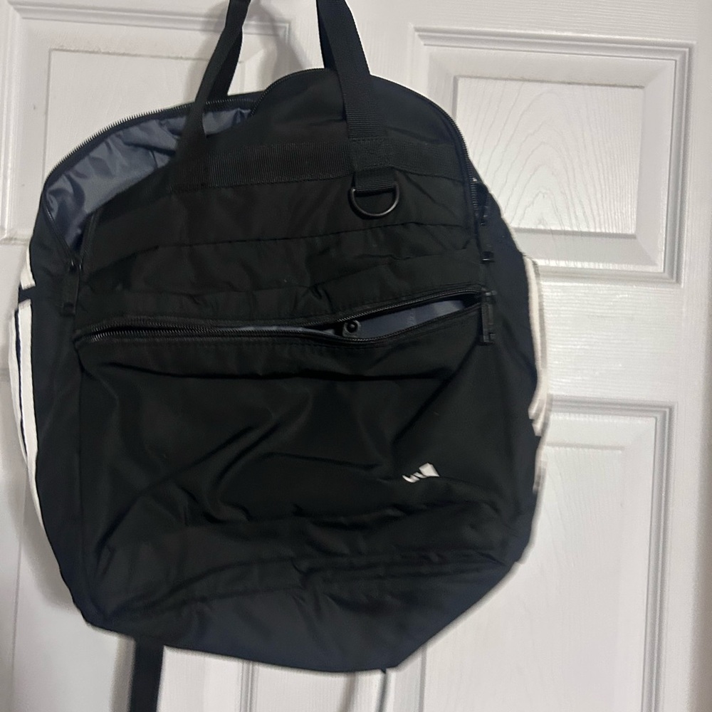 Adidas Black Sporty Backpack Durable Design